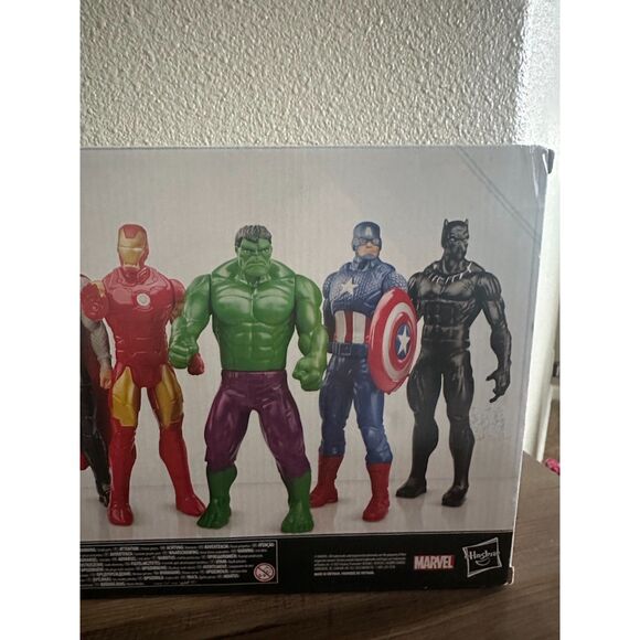 NEW Hasbro Marvel Avengers Action Figures, Plastic Multicolor,  5 Pack - Picture 5 of 8